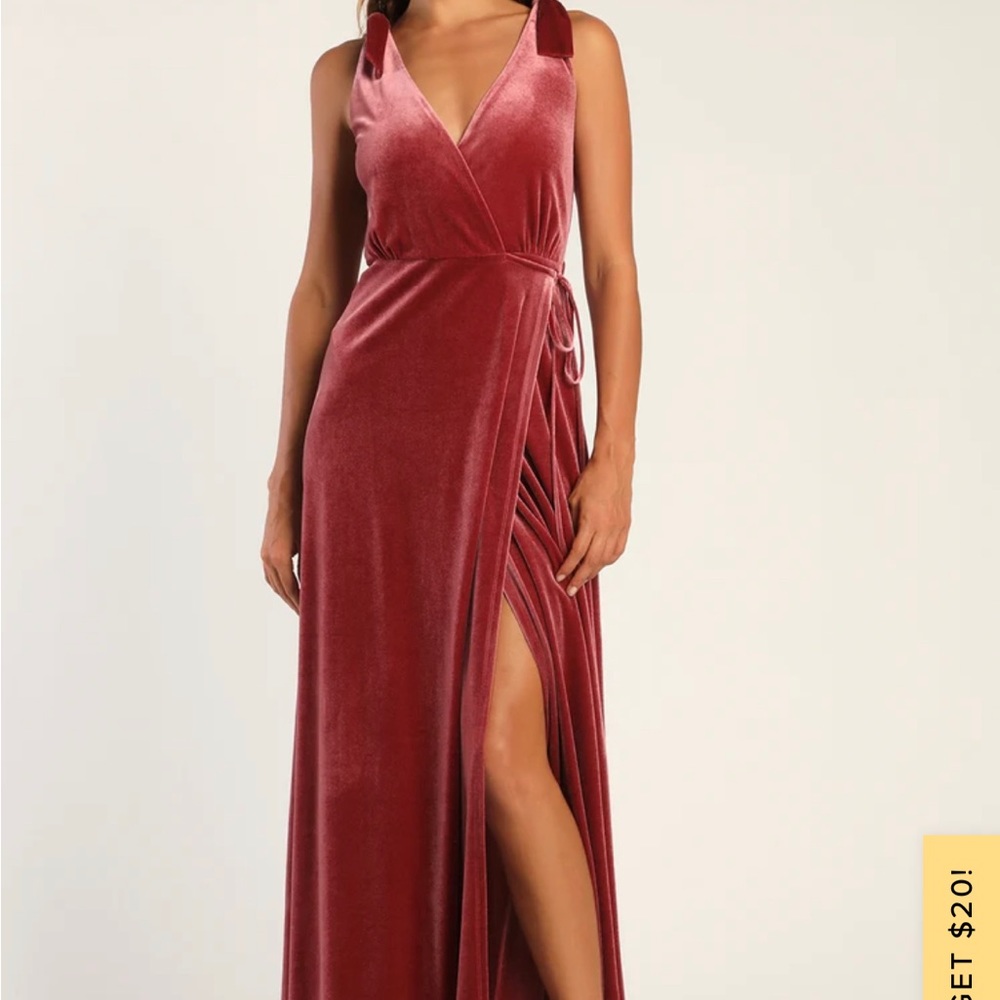 Brand new velvet dress